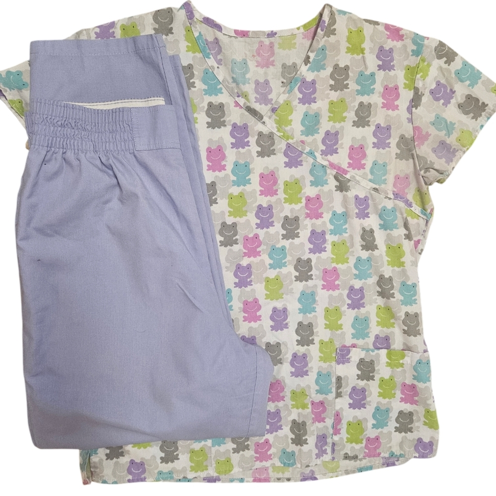 Frogs scrub set